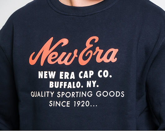 Mikina New Era Branded Cap Co. Crewneck Navy