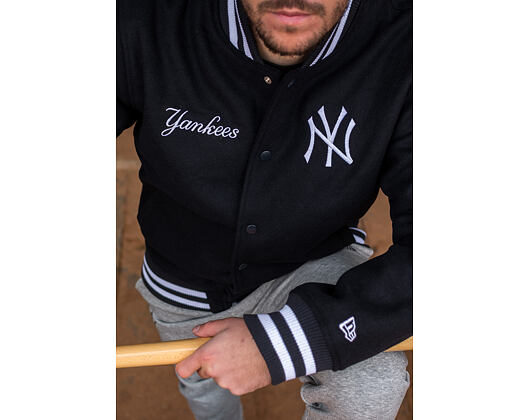 Bunda New Era New York Yankees MLB Team Apparel Bomber Dark Navy
