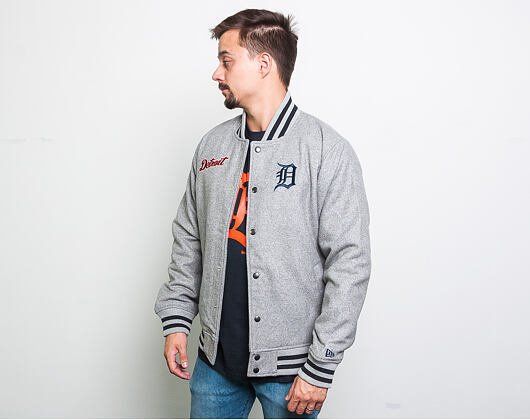 Bunda New Era Detroit Tigers MLB Team Apparel Bomber Grey Heather