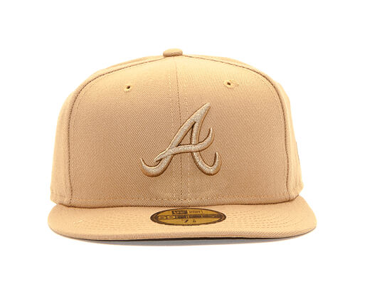 Kšiltovka New Era 59FIFTY Atlanta Braves League Essential Wheat