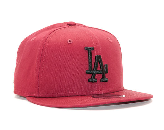 Kšiltovka New Era 9FIFTY Los Angeles Dodgers League Essential Cardinal/Black Snapback