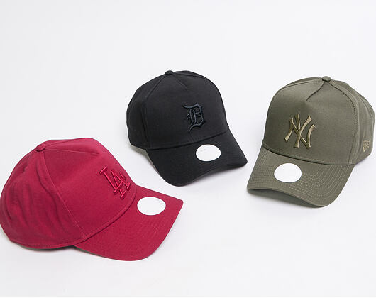 Dámská Kšiltovka New Era 9FORTY A-Frame Los Angeles Dodgers League Essential Cardinal Snapback