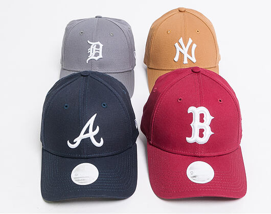 Dámská Kšiltovka New Era 9FORTY New York Yankees League Essential Wheat/White Strapback