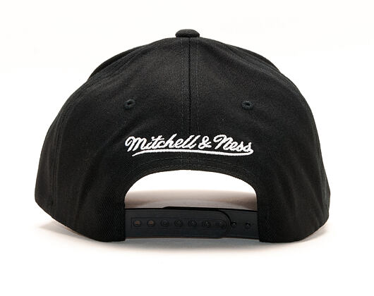 Kšiltovka Mitchell & Ness Script High Crown Black Snapback 110