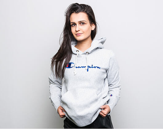 Dámská Mikina Champion Hooded Sweatshirt Grey