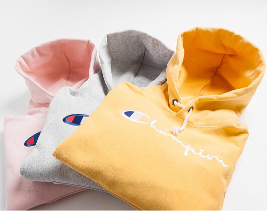 Dámská Mikina Champion Hooded Sweatshirt Light Yellow