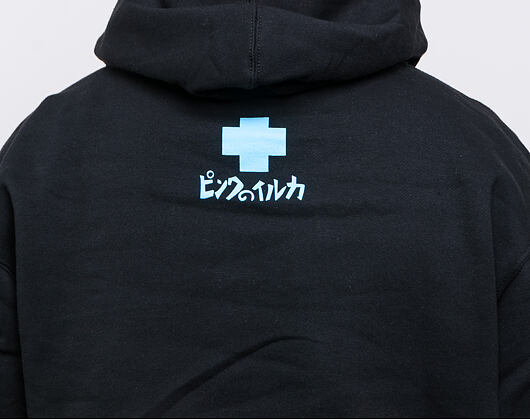 Mikina Pink Dolphin Tsunami Hoodie Black