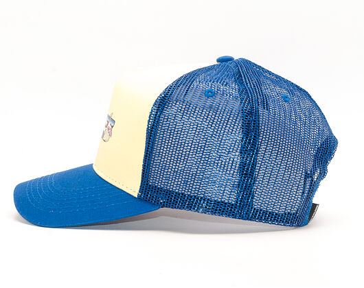 Kšiltovka Pink Dolphin Electric Waves Trucker Yellow Snapback