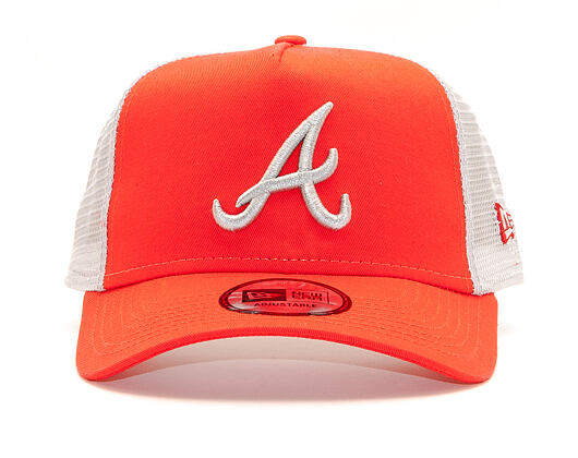 Kšiltovka New Era 9FORTY A-Frame Trucker Atlanta Braves Red/White Snapback