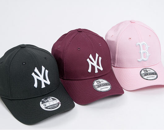 Kšiltovka New Era 9FORTY Boston Red Sox Essential Pink/White Strapback