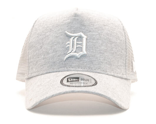 Kšiltovka New Era 9FORTY A-Frame Trucker Detroit Tigers Essential Jersey Gray/Gray Snapback