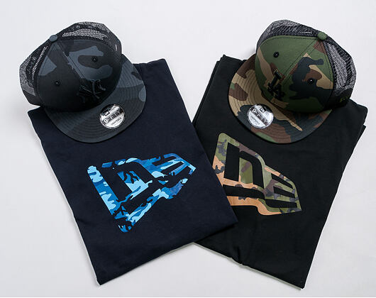 Triko New Era Flag Camo Infill Black