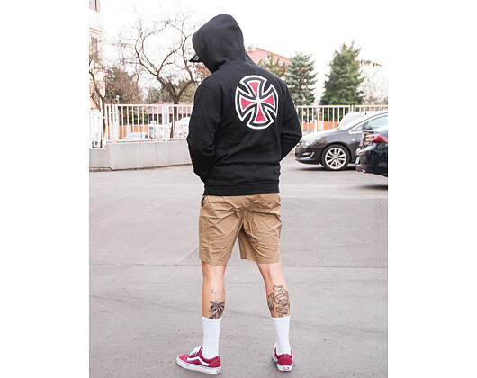 Mikina Independent Bar Cross Hoody Black