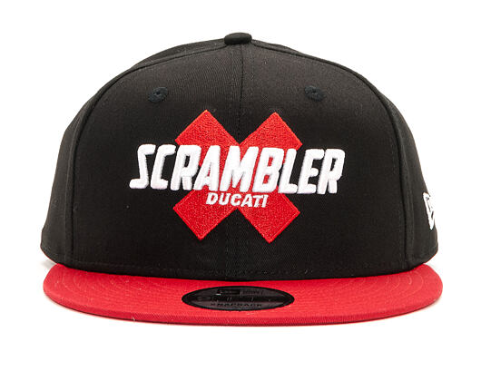 Kšiltovka New Era 9FIFTY Ducati Motor Logo Scrambler Contrast Vize Black/Red Snapback