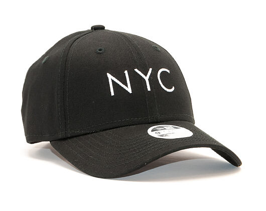 Dámská Kšiltovka New Era 9FORTY NYC Essential Black/White Strapback