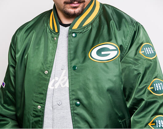 Bunda New Era Green Bay Packers Champion Bomber Green