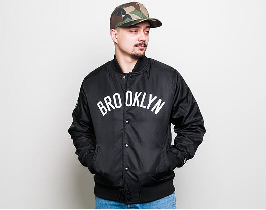 Bunda New Era Brooklyn Nets Team Wordmark Jacket Black