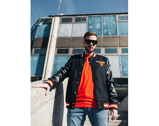 Bunda New Era Chicago Bulls Team Logo Varsity 2 Black