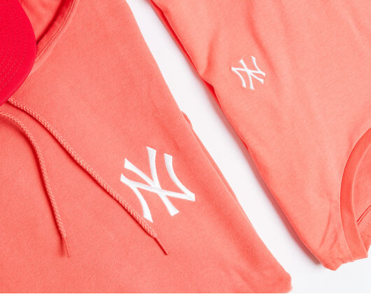 Mikina New Era New York Yankees Hoody Pastel Orange
