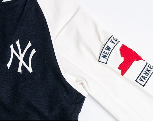 Bunda New Era New York Yankees Raglan Varsity Jacket Navy/White