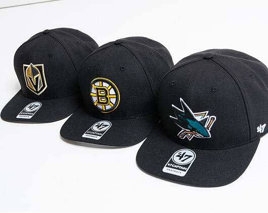 Kšiltovka 47 Brand San José Sharks No Shot Captain Black Snapback