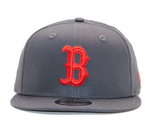 Kšiltovka New Era 9FIFTY Boston Red Sox Grey Heather/Scarlet Snapback