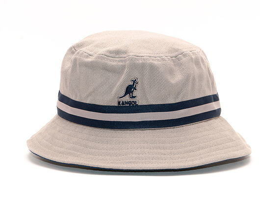 Klobouk Kangol Stripe Lahinch Grey