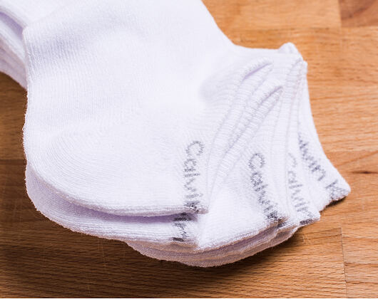 Ponožky Calvin Klein Coolmax White 3 Pack ECC371-10