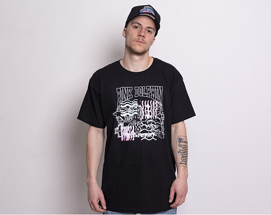 Triko Pink Dolphin Logo Sketch Tee Black PS1911LSBL