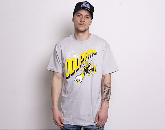 Triko Pink Dolphin Glass Shatter Tee Grey PS11911GSGY