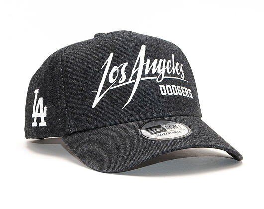 Kšiltovka New Era 9FORTY A-Frame Los Angeles Dodgers Denim Black