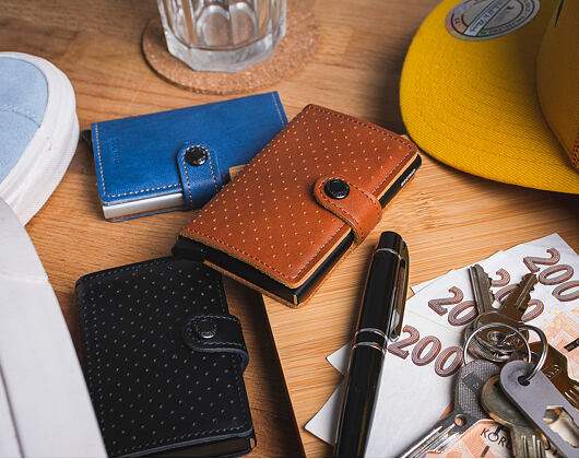 Peněženka Secrid Miniwallet Perforated Black