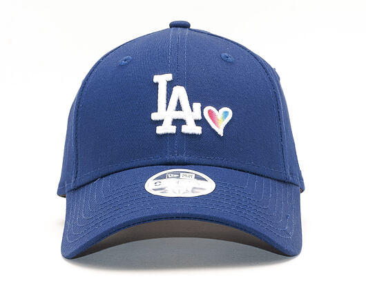 Kšiltovka New Era 9FORTY Los Angeles Dodgers Rainbow Heart Navy