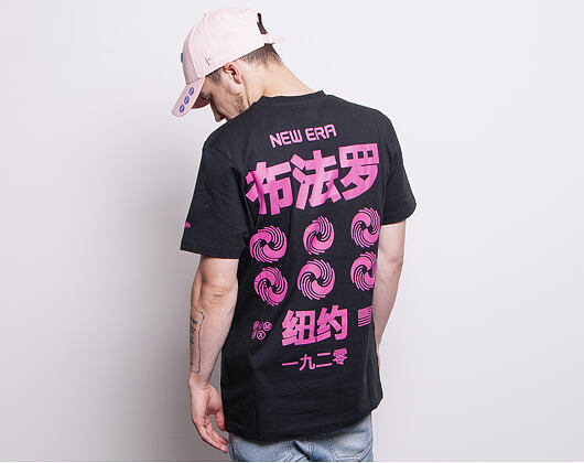 Triko New Era Graphic Wordmark East Asia Pack Black