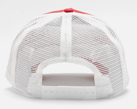 Kšiltovka New Era - MLB Clean 9FORTY Trucker - NY Yankees - Scarlet / White