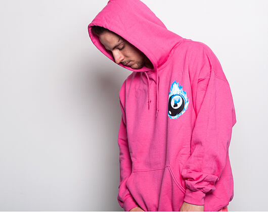 Mikina Pink Dolphin 8Ball Flame Pink