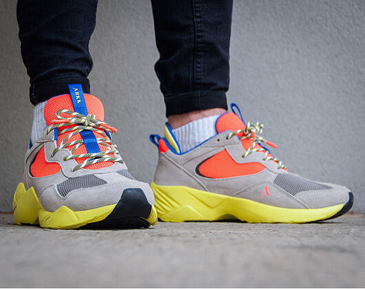 Boty ARKK Kanetyk Suede W13 Ash/Neon Lime EL3803-2137-M