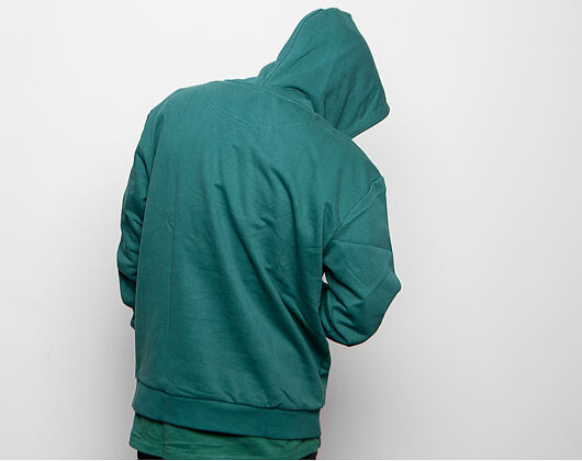 Mikina Karl Kani College Hoodie green/yellow