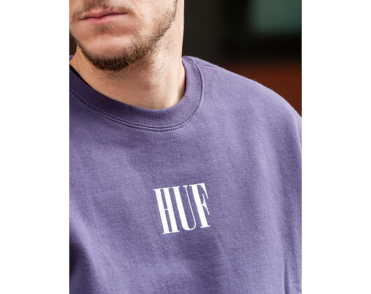 Mikina HUF Serif Pullover - purple velvet