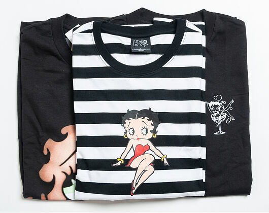 Triko HUF Betty Boop Cigar Club T-Shirt - Black