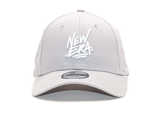 Dětská Kšiltovka New Era 9FORTY Script Youth Dolphin Gray / White Strapback