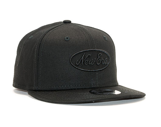 Kšiltovka New Era 9FIFTY Oval Logo Black / Black Snapback