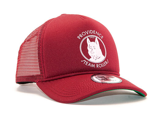 Kšiltovka New Era 9FORTY Trucker Historic Providence Steam Rollers Cardinal Snapback