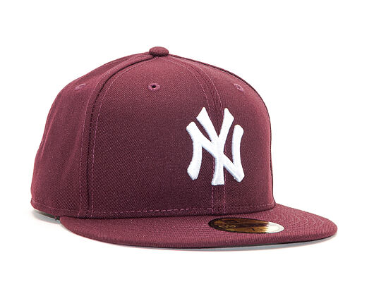 Kšiltovka New Era 59FIFTY The League Essential New York Yankees MAR / Optic White Fitted