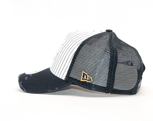 Kšiltovka New Era 9FORTY Trucker World Series Patch New York Yankees Navy / Optic White Snapback
