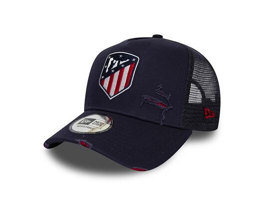 Kšiltovka New Era 9FORTY A-Frame Trucker Athletico Madrid Distressed Navy
