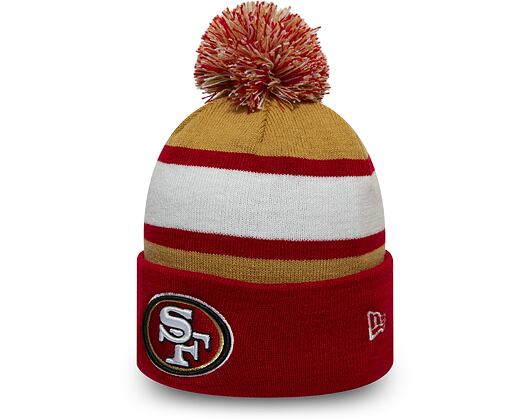 Kulich New Era San Francisco 49ers Striped Cuff Knit OTC