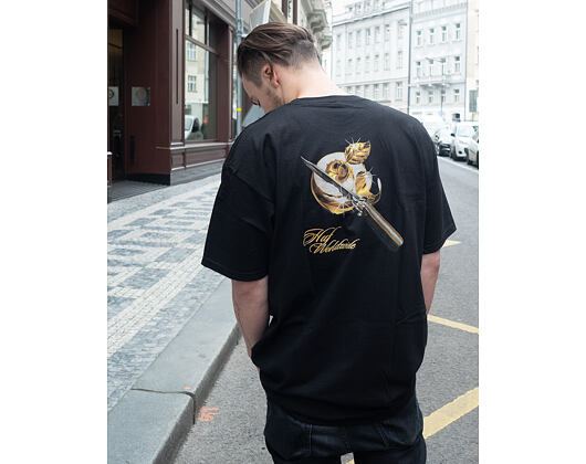 Triko HUF Omerta T-Shirt Black