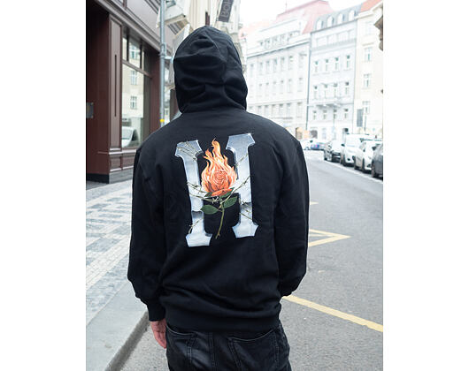 Mikina HUF Ember Rose Classic H Hoodie Black