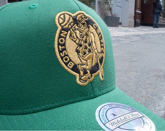 Kšiltovka Mitchell & Ness Boston Celtics Bullion Green/Gold